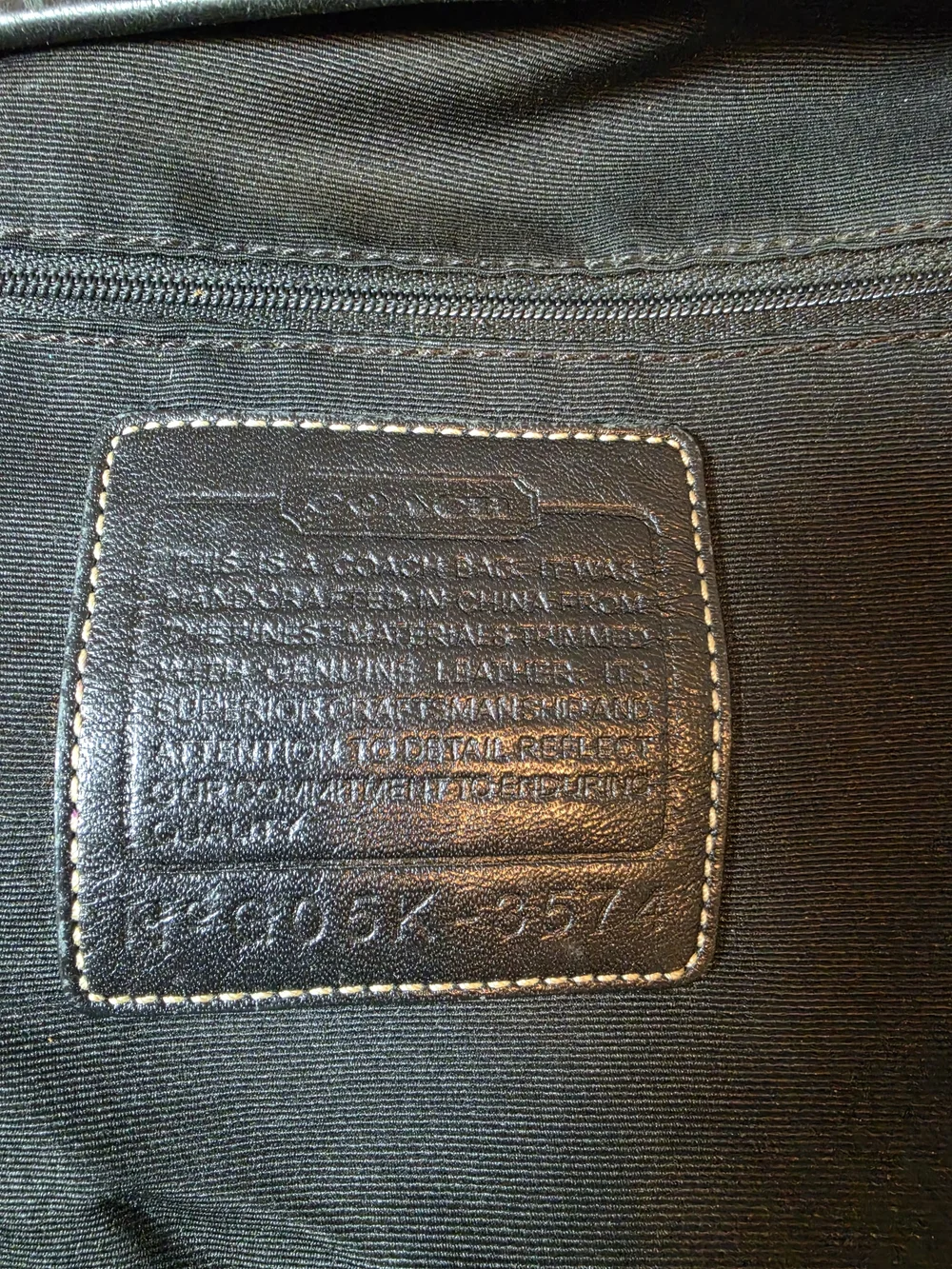 Coach G05K-3574 Signature Soho Duffel Shoulder/Crossbody Bag Purse Black